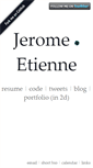 Mobile Screenshot of jetienne.com